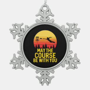 Adorno De Peltre Tipo Copo De Nieve Disco Golf con usted