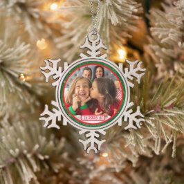 Adorno De Peltre Tipo Copo De Nieve Diversión fotográfica: detener renos