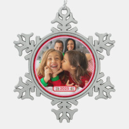 Adorno De Peltre Tipo Copo De Nieve Diversión fotográfica: detener renos