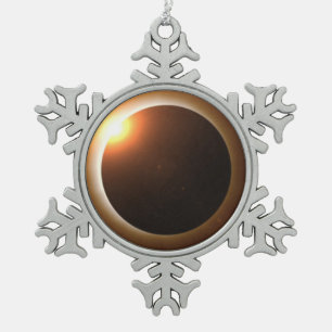 Adorno De Peltre Tipo Copo De Nieve Eclipse solar total