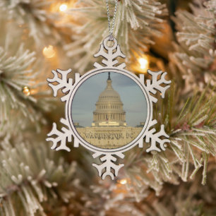 Adorno De Peltre Tipo Copo De Nieve Edificio del Capitolio de Washington, DC