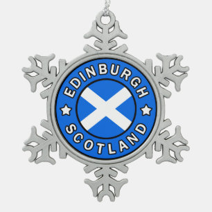 Adorno De Peltre Tipo Copo De Nieve Edimburgo Escocia