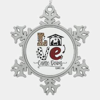 Adorno De Peltre Tipo Copo De Nieve El amor por los regalos de Navidad se vino abajo