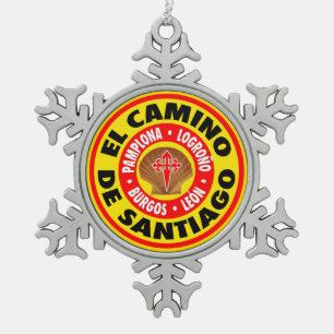 Adorno De Peltre Tipo Copo De Nieve El Camino de Santiago