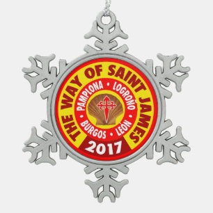Adorno De Peltre Tipo Copo De Nieve El camino de Santiago 2017