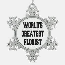 Adorno De Peltre Tipo Copo De Nieve El mayor florístico del mundo