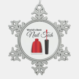 Adorno De Peltre Tipo Copo De Nieve El mejor técnico del clavo del mundo