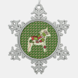 Adorno De Peltre Tipo Copo De Nieve El ornamento navideño de Quilter