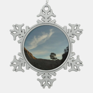 Adorno De Peltre Tipo Copo De Nieve El paisaje de Lone Torrey Pine California Sunset
