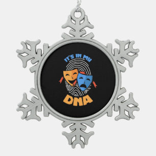 Adorno De Peltre Tipo Copo De Nieve El Teatro Está En Mi Adn