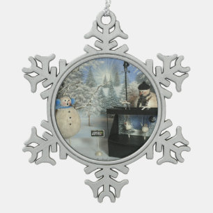 Adorno De Peltre Tipo Copo De Nieve El titiritero asombroso