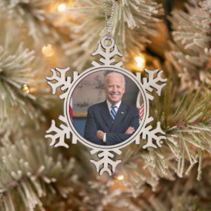 Adorno De Peltre Tipo Copo De Nieve El vicepresidente Joe Biden de la presidencia de O