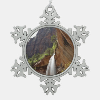Adorno De Peltre Tipo Copo De Nieve Emerald Pool Falls III del Parque Nacional Zion