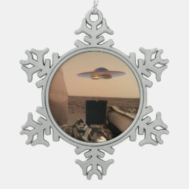 Adorno De Peltre Tipo Copo De Nieve Encuentro de Saucer de OVNI de Mars InSight Alien