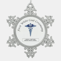 Enfermería Primera Ceremonia de Abrigo Blanco