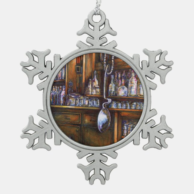 Adorno De Peltre Tipo Copo De Nieve Entendido implícitamente (Anverso)