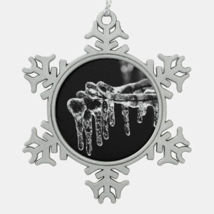 Adorno De Peltre Tipo Copo De Nieve entrar en invierno helado