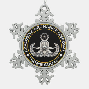 Adorno De Peltre Tipo Copo De Nieve Escuadrón de la muerte principal del EOD
