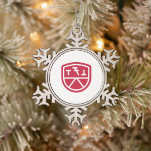 Adorno De Peltre Tipo Copo De Nieve Escudo de Phi Sigma Kappa