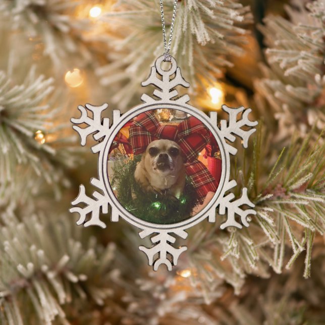 Adorno De Peltre Tipo Copo De Nieve Especial  (Árbol)