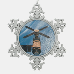 Adorno De Peltre Tipo Copo De Nieve Estación Espacial Skylab