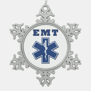 Adorno De Peltre Tipo Copo De Nieve Estrella de EMT de la vida