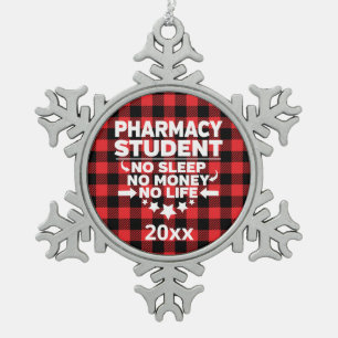 Adorno De Peltre Tipo Copo De Nieve Estudiante de farmacia sin dinero para dormir Vida