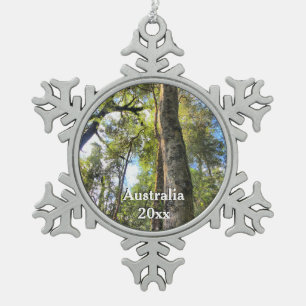 Adorno De Peltre Tipo Copo De Nieve Eucaliptus Gum Trees de la selva tropical australi