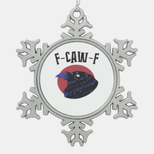 Adorno De Peltre Tipo Copo De Nieve F Caw F Gráfica Vintage Esencial