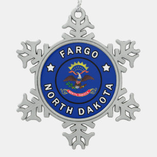 Adorno De Peltre Tipo Copo De Nieve Fargo Dakota del Norte