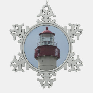 Adorno De Peltre Tipo Copo De Nieve Faro de Cape May