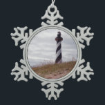 Adorno De Peltre Tipo Copo De Nieve Faro de Hatteras del cabo<br><div class="desc">Faro de Hatteras del cabo</div>