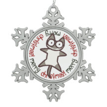 Felices Navidad del gato siamés