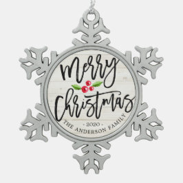 Adorno De Peltre Tipo Copo De Nieve Feliz Navidad Feliz Año Nuevo Día de fiesta