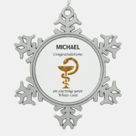 Adorno De Peltre Tipo Copo De Nieve Fenómenos de la ceremonia de la farmacia del abrig