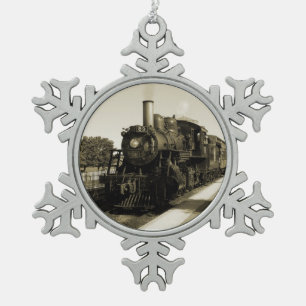 Adorno De Peltre Tipo Copo De Nieve Ferrocarril histórico