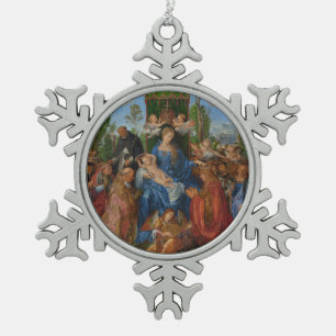 Adorno De Peltre Tipo Copo De Nieve Festividad de las tierras de Rosa, 1506 (aceite de