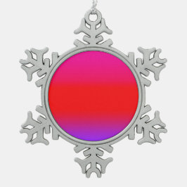 Adorno De Peltre Tipo Copo De Nieve Festividad Magenta Rojo Morado Ombre