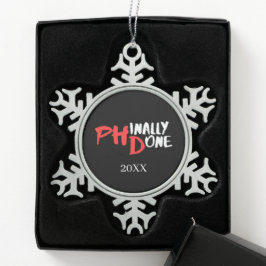 Adorno De Peltre Tipo Copo De Nieve Finalmente listo - Diseño de cita de graduación de