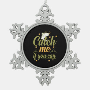 Adorno De Peltre Tipo Copo De Nieve Fishing Art Catch Me If You Can