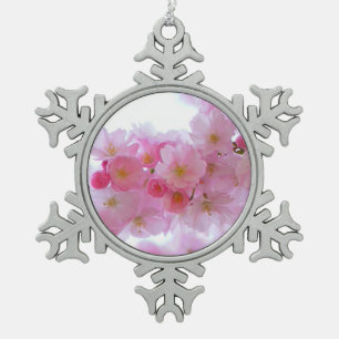 Adorno De Peltre Tipo Copo De Nieve Flor de árbol de cerezo japonés