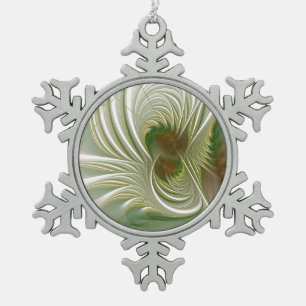 Adorno De Peltre Tipo Copo De Nieve Flores de fantasía fractal blandas y tendientes