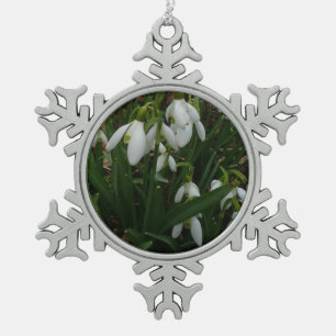Adorno De Peltre Tipo Copo De Nieve Flores de Primavera Blanca (Galanthus)