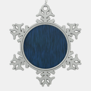Adorno De Peltre Tipo Copo De Nieve Fondo con aspecto de madera rugosa azul profundo