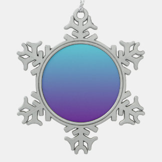 Adorno De Peltre Tipo Copo De Nieve Fondo degradado simple púrpura turquesa azul