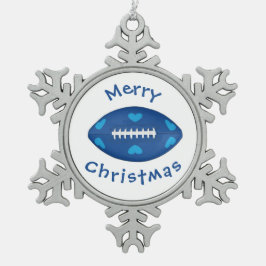 Adorno De Peltre Tipo Copo De Nieve  #football Christmas tree decoration  
