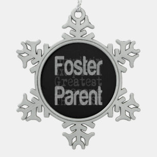 Adorno De Peltre Tipo Copo De Nieve Foster Parent Extraordinaire