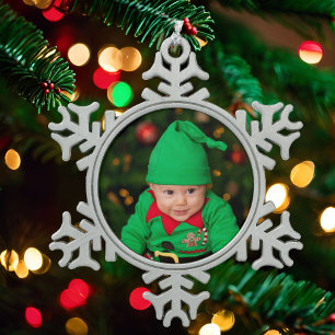 Adorno De Peltre Tipo Copo De Nieve Foto de la caja de regalo de terciopelo de ornamen