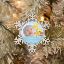 Foto de la primera Navidad de Giraffe Baby