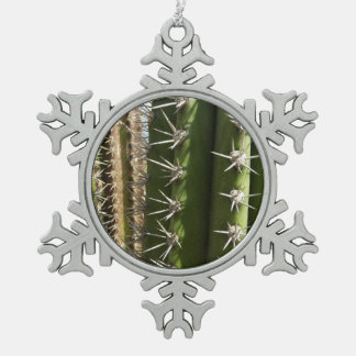 Adorno De Peltre Tipo Copo De Nieve Foto natural del desierto de Cactus II de Barrel